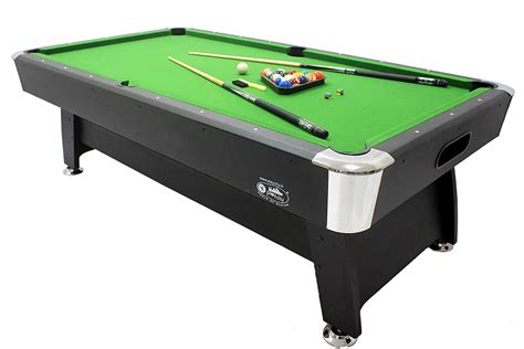 Play In The City Engineered Wood Play City Pool Table 7ft X 4ft Green