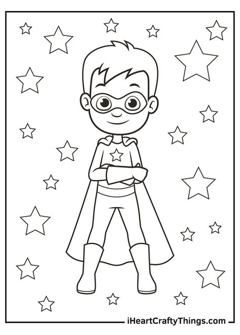 Superhero Coloring Pages Updated 2021