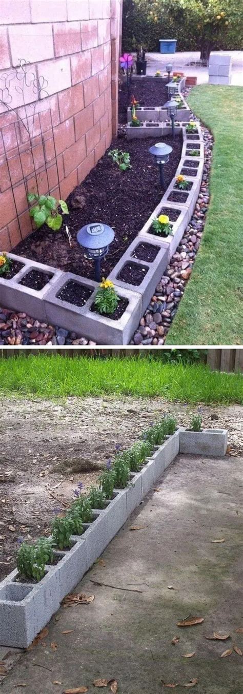 The cinder blocks are placed in the garden in a manner that the different heights give the area a look that sports many different levels and angles. 17+ Creative Cinder Block Outdoor Ideas & Designs For 2020 ...