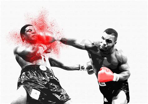 Knockout King Mike Tyson By Diana Van Painting By Diana Van
