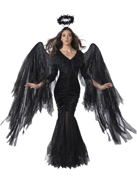 splendiferous costumes fallen heavenly angel women s halloween fancy dress costume with