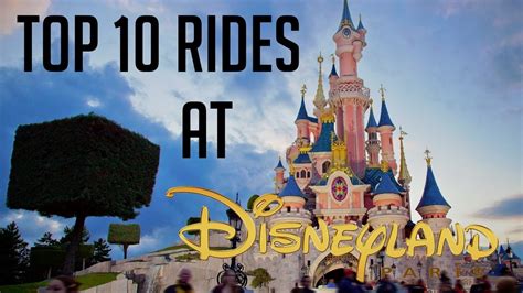 Top 10 Rides At Disneyland Paris Youtube