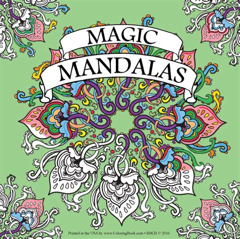 Magic Mandalas Coloring Book Imprint Coloring Books