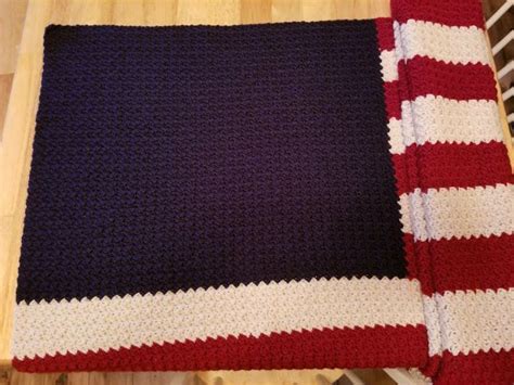 Old Glory American Flag Afghan Highland Hickory Designs Free