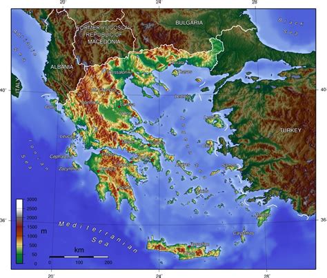 Mapy Grecji Szczeg Owa Mapa Grecji W J Zyku Angielskim Mapa