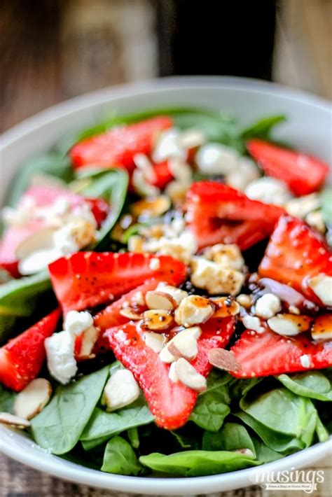 Strawberry Spinach Salad With Goat Cheese Living Well Mom