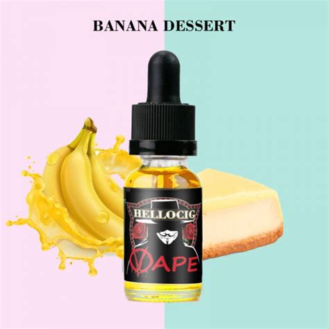 banana dessert flavor e liquid 10ml