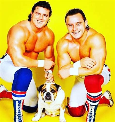 The British Bulldogs Davey Boy Smith And Dynamite Kid Mascot