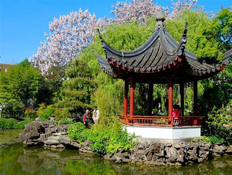 There is a statue of dr. Dr. Sun Yat-Sen Classical Chinese Garden | Vancouver ...