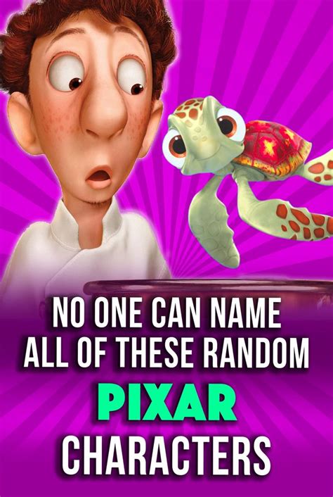 Pixar Quiz No One Can Name Every One Of These Random Pixar Characters Disney Personality Quiz