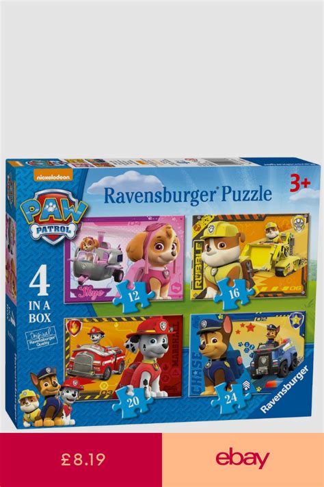Ravensburger Paw Patrol 4 In 1 Jigsaw Puzzle For Sale Online Ebay