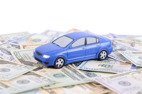 Car Model On Dollar Bills Stock Photo Image Of Expensive 40594526