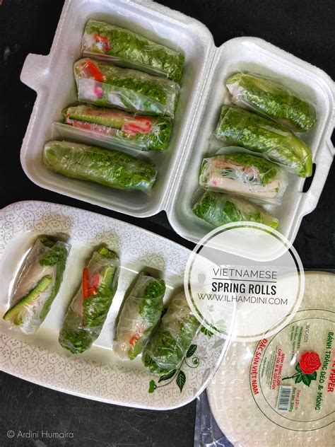 Namun sebenarnya, ia dibuat dengan membungkus pelbagai sayuran dengan rice. Vietnamese Spring Rolls | Resepi juadah berbuka puasa ...