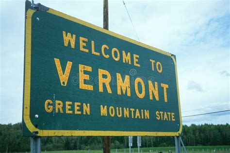 Welcome To Vermont Sign Stock Photos Image 23169603