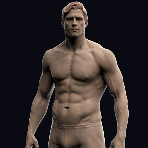 3d viewer is not available. Male anatomy study - ZBrushCentral