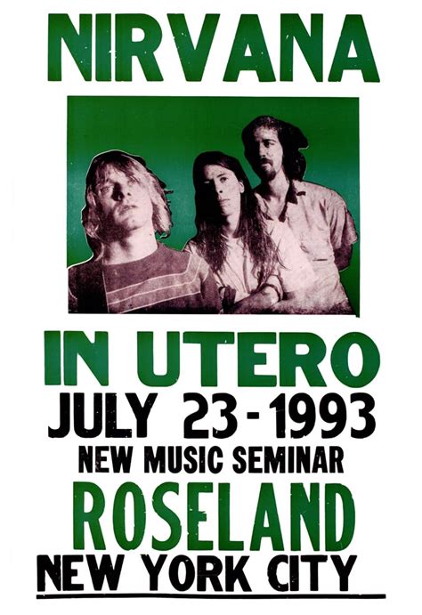 Nirvana Live Poster
