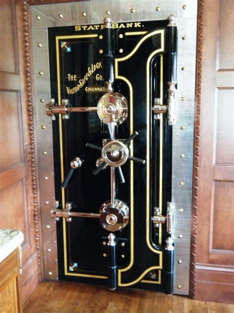 It's a simple access door, with hinge and welded aluminum frame, that's designed. vault doors for homes | 1908 Victor Vault door, Bank Vault ...