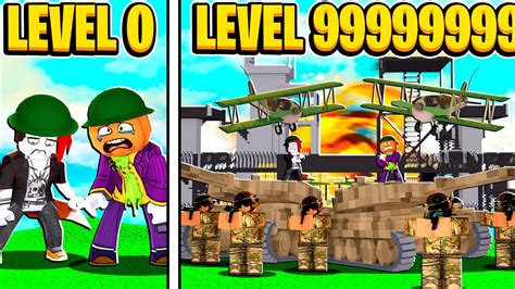 We Built A Level 999999999 Roblox Military Tycoon Youtube