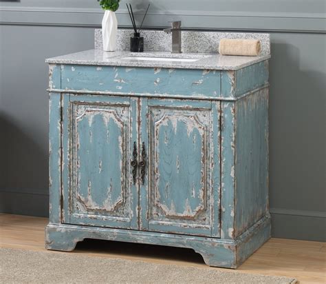 Adelina 36 Benton Collection Litchfield Distressed Rustic Light Blue