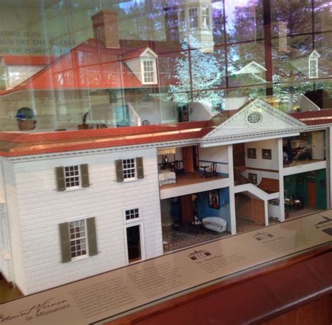 Model Of Mount Vernon At Mount Vernon House Styles House Mansions