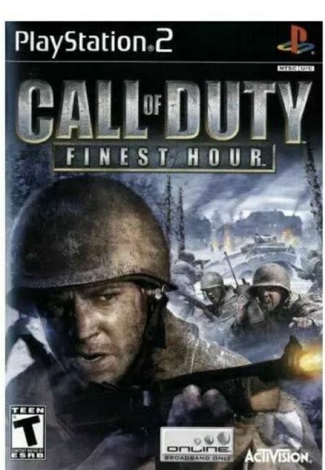 Call Of Duty Finest Hour For Playstation 2 Ps2 Cib Like New With Booklet