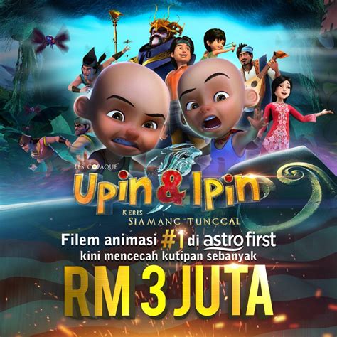 Cara beli astro first & astro best. Upin & Ipin : Keris Siamang Tunggal cecah kutipan RM3 Juta ...