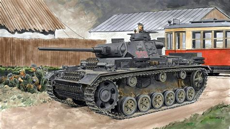 Panzer Iii Ausf J Con Cannone 5cml60 5 Kompanie Pz Rgt 24 24 Pz Div