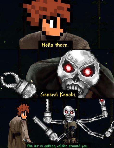 You Are A Bold One Terraria Terraria Memes Star Wars Memes Funny