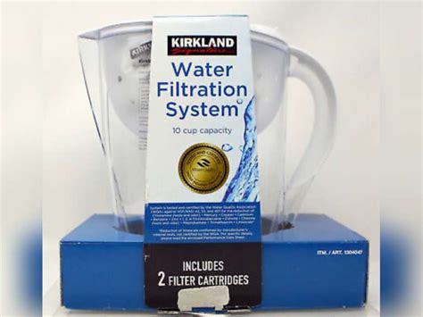 Kirkland Signature Water Filtration System Pitcher 21 99 Quarter Price