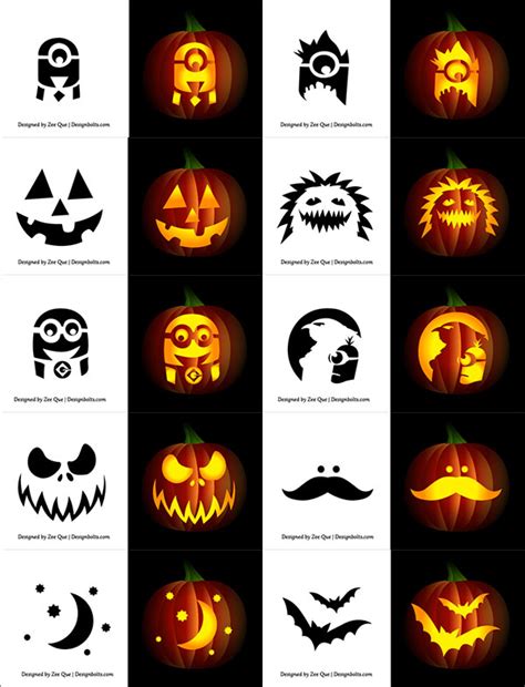 In addition to these pumpkin decorations, try your hand at one of these wickedly wonderful halloween decorating ideas. 290+ Free Printable Halloween Pumpkin Carving Stencils ...