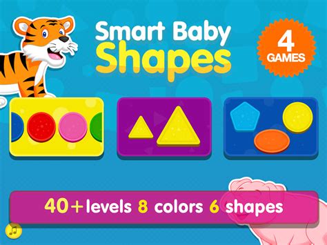 Smart Baby Shapes Learning Games For Toddler Kids App Voor Iphone