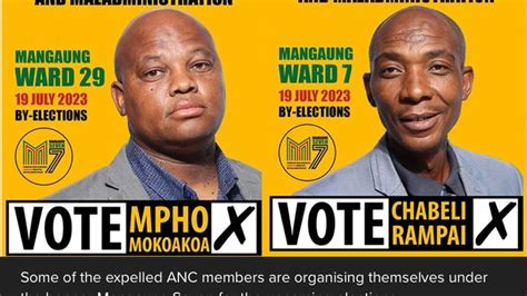 mangaung anc members accused of interfering with the integrity of the upcoming by elections