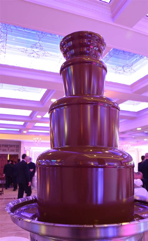 Finish Your Event With This Impressive 4 Tier Chocolate Fountain