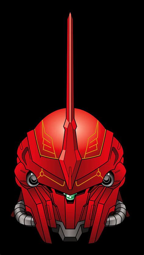 Gundam Head Vector Illustrations On Behance