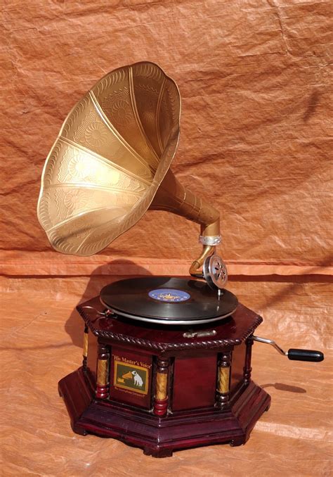 Working gramophone player replica classical gramophone antique | Etsy
