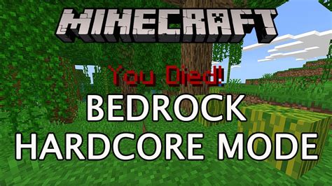 Minecraft How To Enable Hardcore Mode In Bedrock YouTube