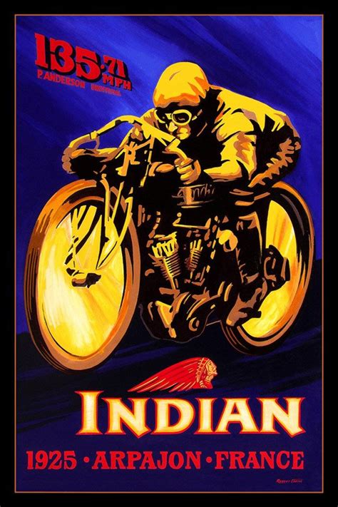 Interview With Artist Robert Carter Vintage Motorcycle Posters