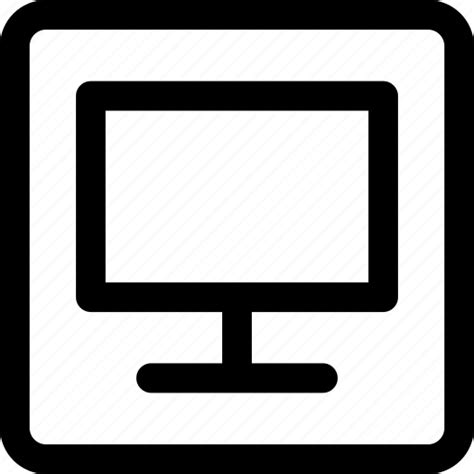 Computer Computers Device Display Monitor Screen Icon Download
