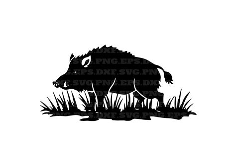 Hunting Decal Boar Hunting Mountain Svg Hunting Party Wild Boar