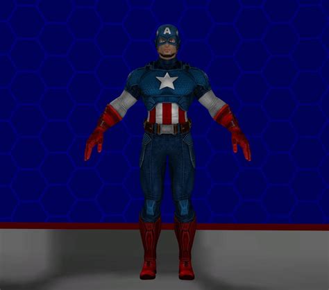 Model Dl Mho Captain America Marvel Now By Wolfblade111 On Deviantart