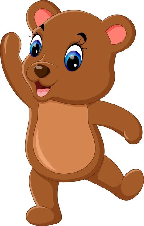 Illustration Of Cute Baby Bear Cartoon 7915679 Vector Art At Vecteezy