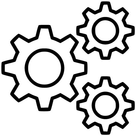 If your user is used to see the something icon like some. Cog Cogs Gear Gears Mechanism Preferences Settings Svg Png ...