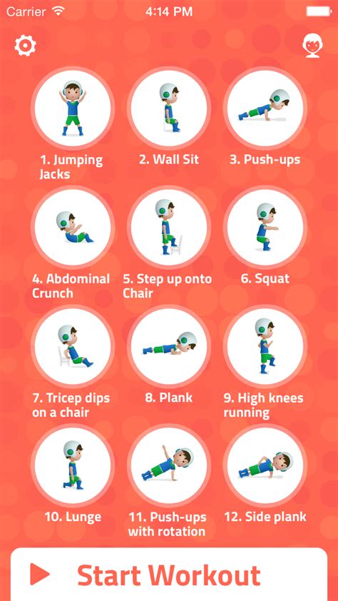 Skimble workout trainer is another of the best free workout apps. 7-Minute Workout for Kids App