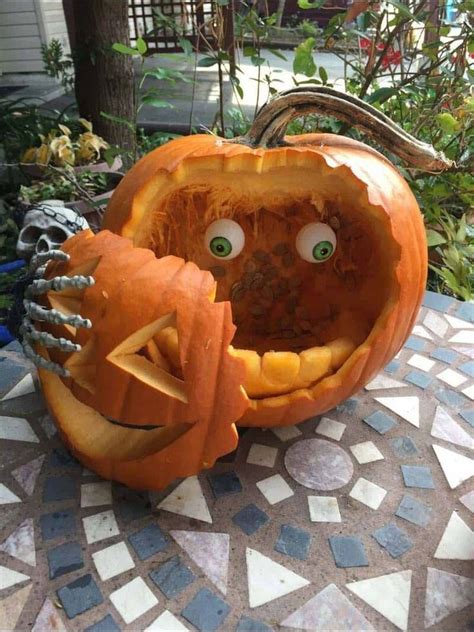 Creative And Spooky Pumpkin Carving Ideas For Halloween Decor