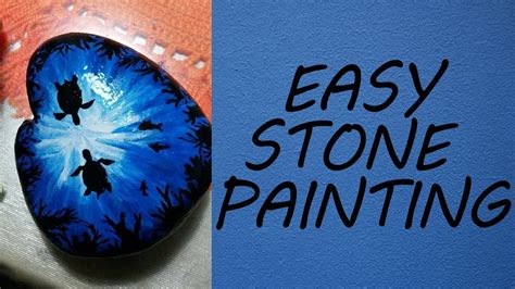 How To Acrylic Painting On Stone Stone Painting Ideas Rock Painting Satisfying Youtube
