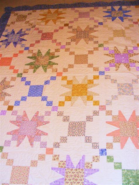 Irish Star1997 Jwheat Quilt Sewing Star Quilts Quilts