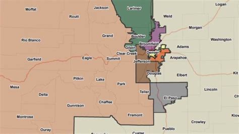 The First Draft Of Colorados New Congressional Redistricting Map