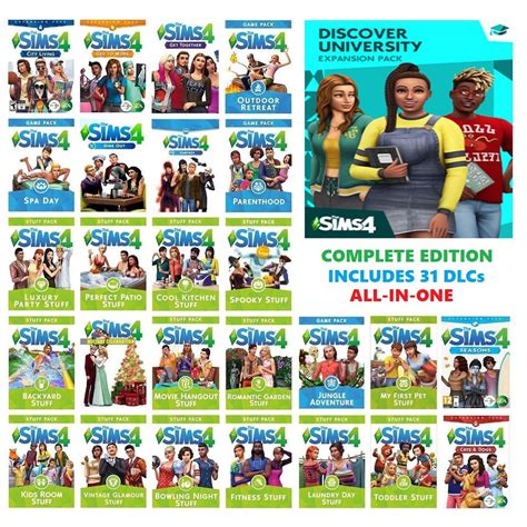 Sims 4 All Expansion Packs 2019 Foobanana