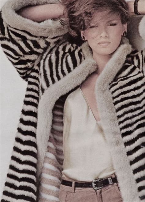 Vogue Us October 1978 The Best Furs Yet Model Gia Carangi