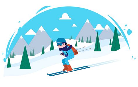 Skifahrer Kostenlos Vektor Kunst 9098 Gratis Downloads